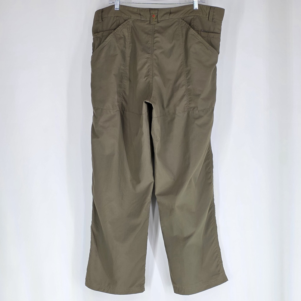Travel Utility SCOTTeVEST TEC Gorp Pants Men’s 38x30 Khaki Nylon Hiking Pockets - Picture 2 of 12